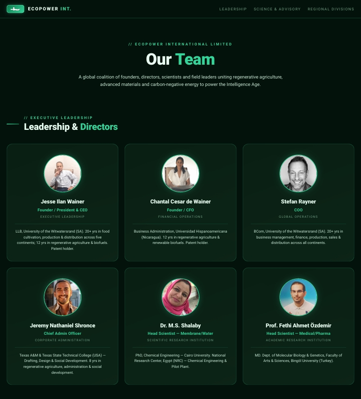 Team page section one